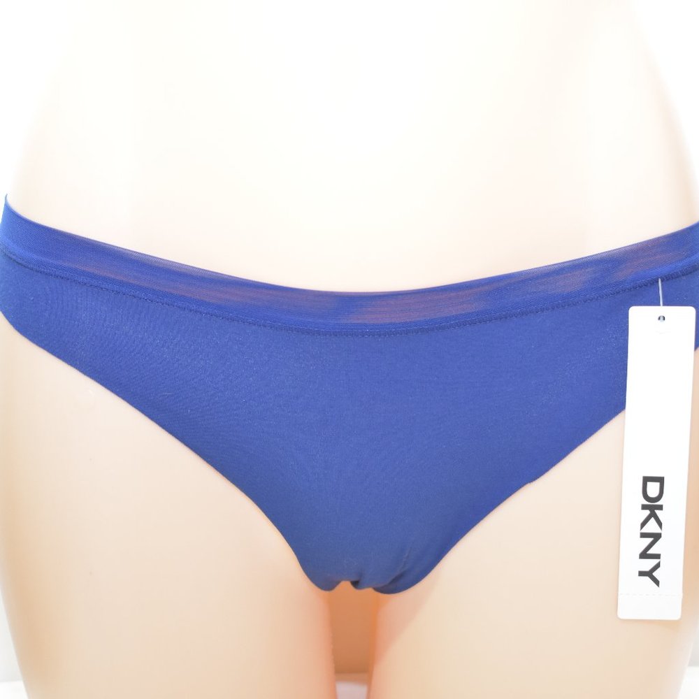 DKNY Women's Thong Panty, Royal Blue